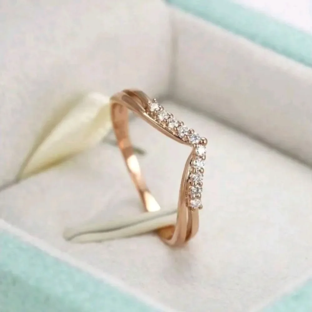 925 Rose gold 925 sterling silver minimalist ring